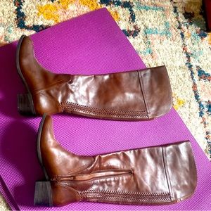 Vince Camuto over the knee brown boots size 8M
